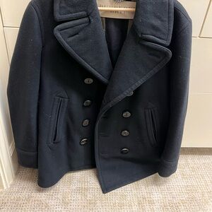 Men’s Burberry Wool Short Peacoat